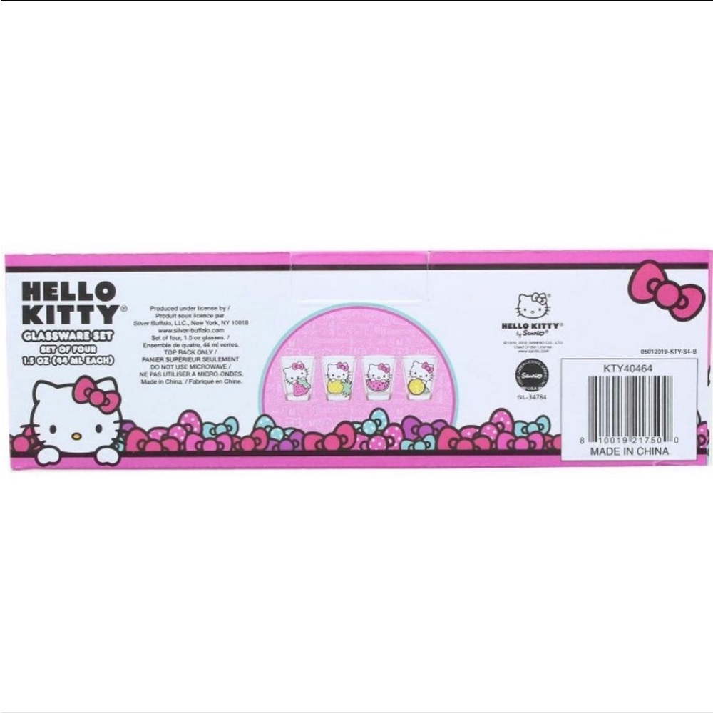 Hello Kitty Mini Glass Set - Picture 3 of 6